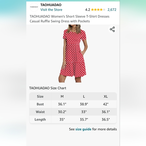 Polka Dot Mini Dress - Picture 6 of 17